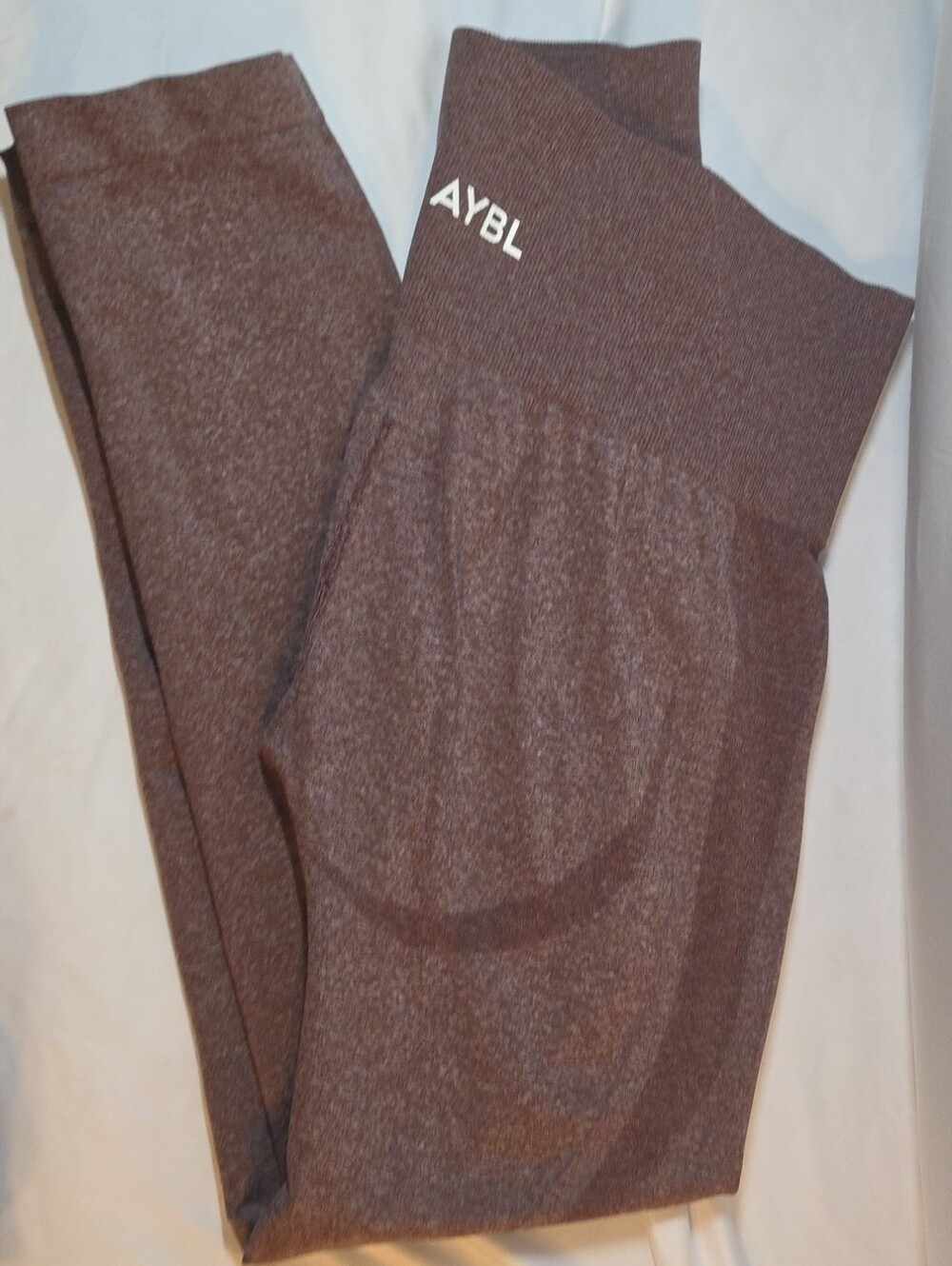 AYBL Seamless High-Rise Leggings in Dark Brown